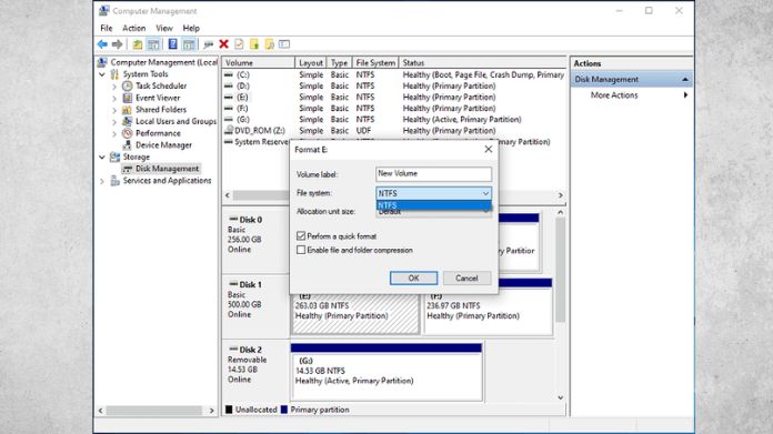 format sd card to fat32