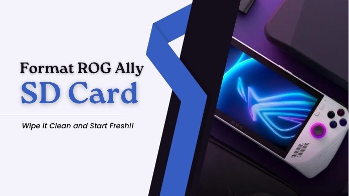 format rog ally sd card