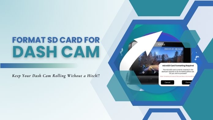 format sd card for dash cam