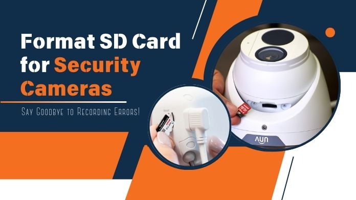 format sd card for security camera