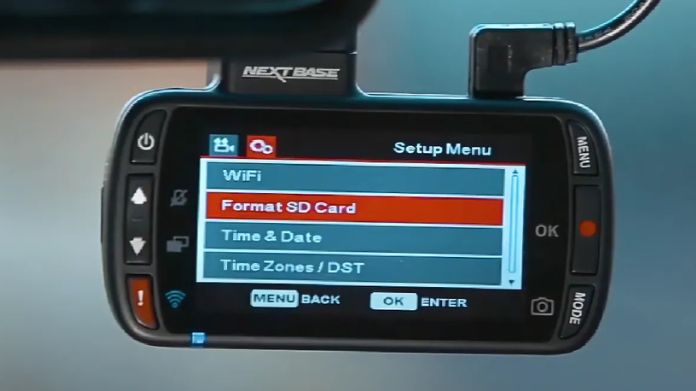 format sd card for dash cam